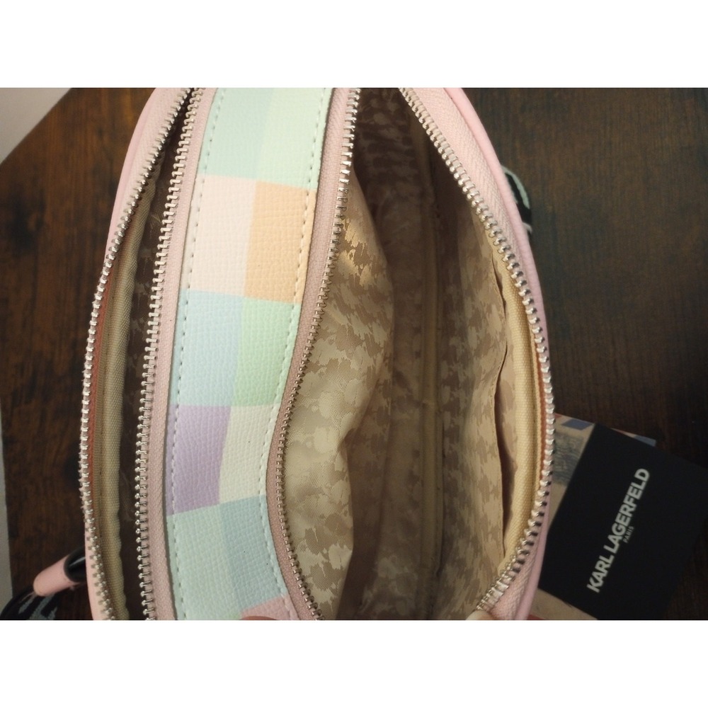 Karl Lagerfeld Paris Maybelle NWT Multicolor Crossbody W/Coin Pouch - Picture 8 of 8